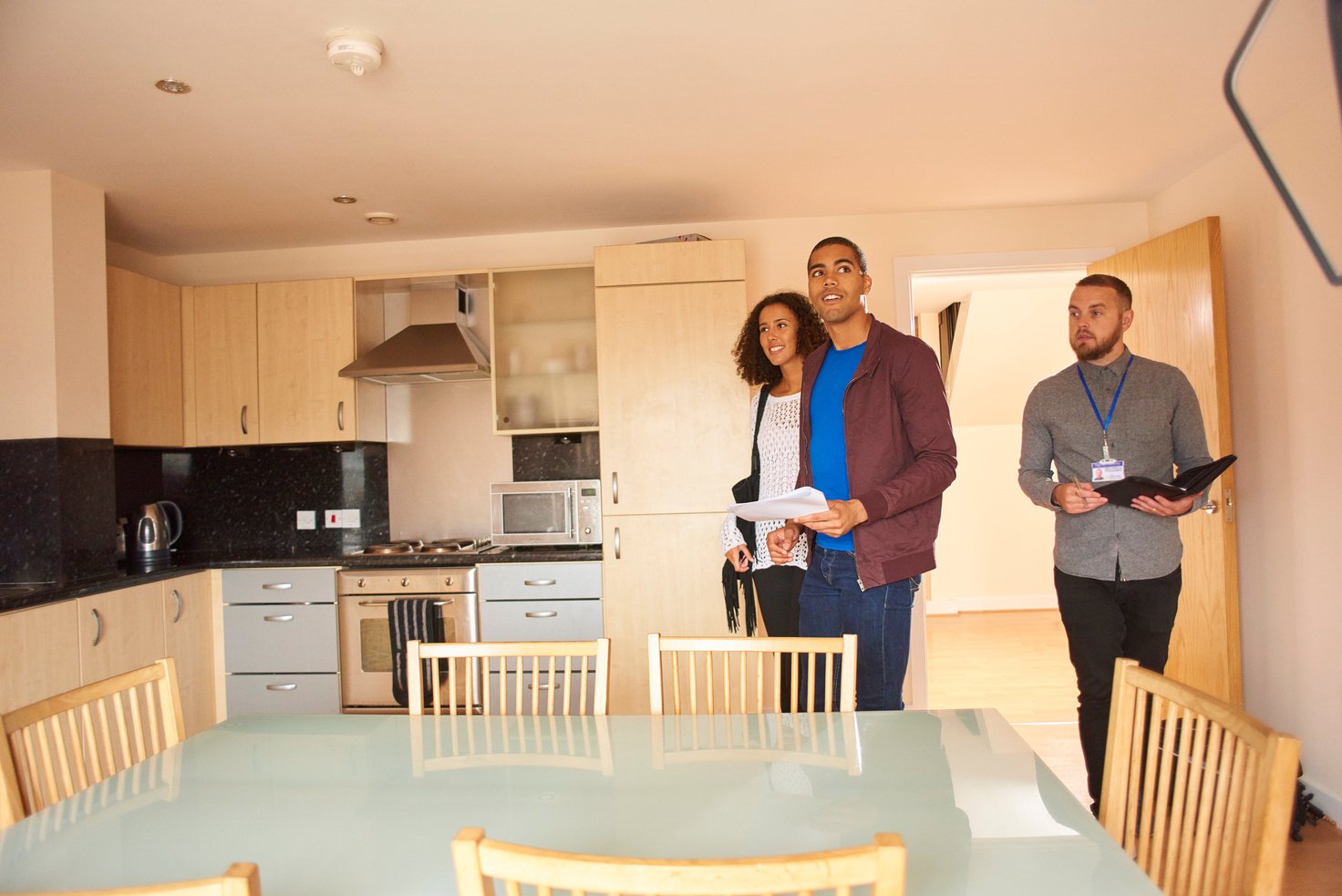 viewing a rental property